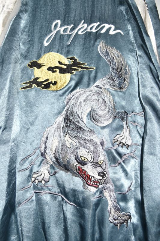 el conduntorH(コンダクター)/Wolf Embroidered Sourvenir Jacket 