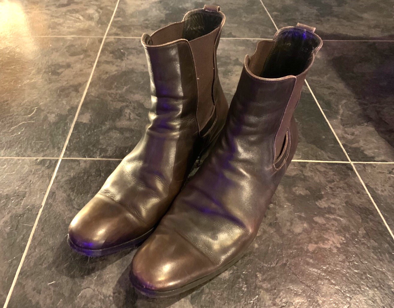 Used(ユーズド)/Dior Homme Side Gore Heel Boots(ディオール オム サイド ゴア ヒール ブーツ)