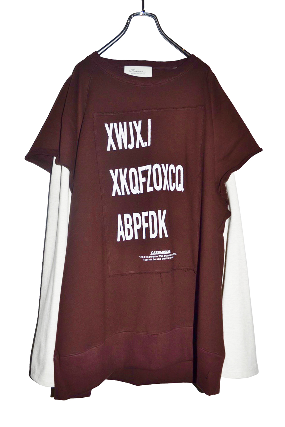 Azuma.(アズマ) / LAYARD SWEAT SHIRT (レイヤード スウェット シャツ)