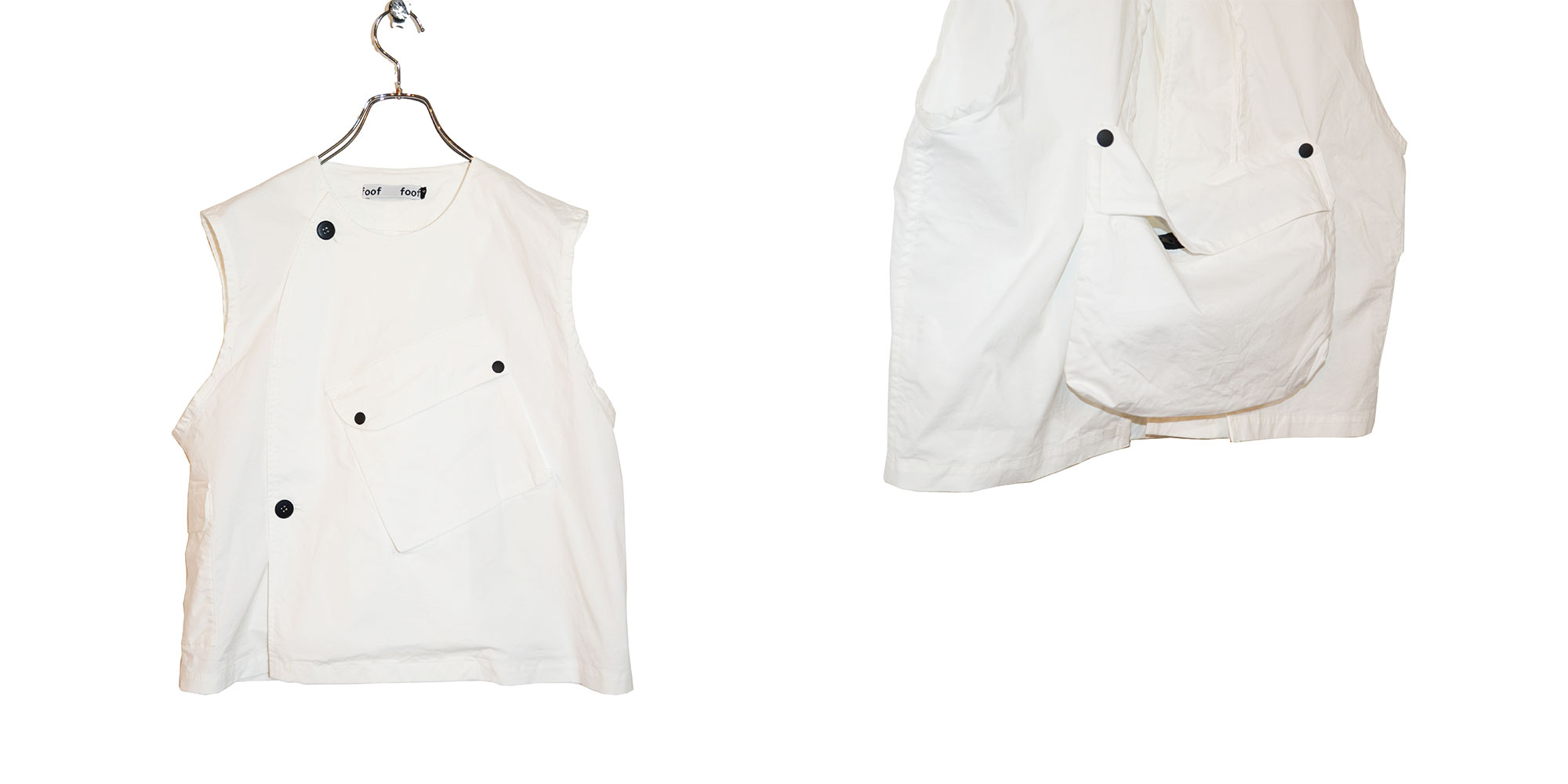 foof(フーフ) / Overdye Utility Vest(オーバーダイユーティリティーベスト)