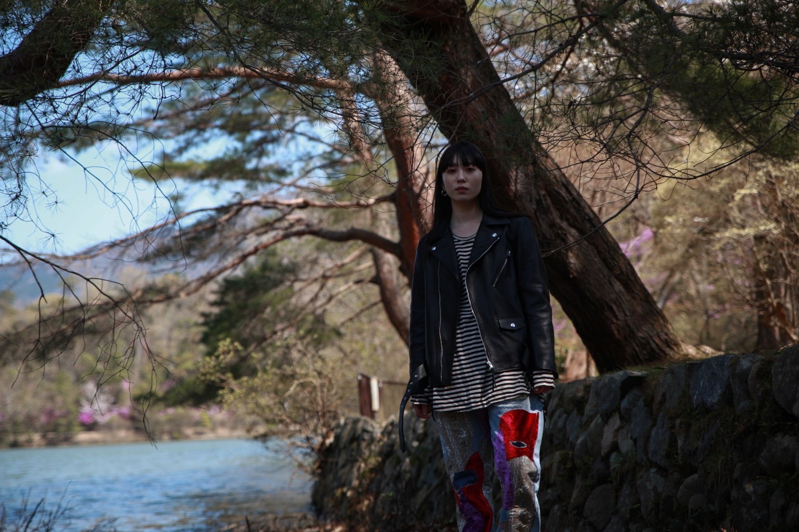 NOiSECRAFT(ノイズクラフト)/パープルヘイズデニムパンツ