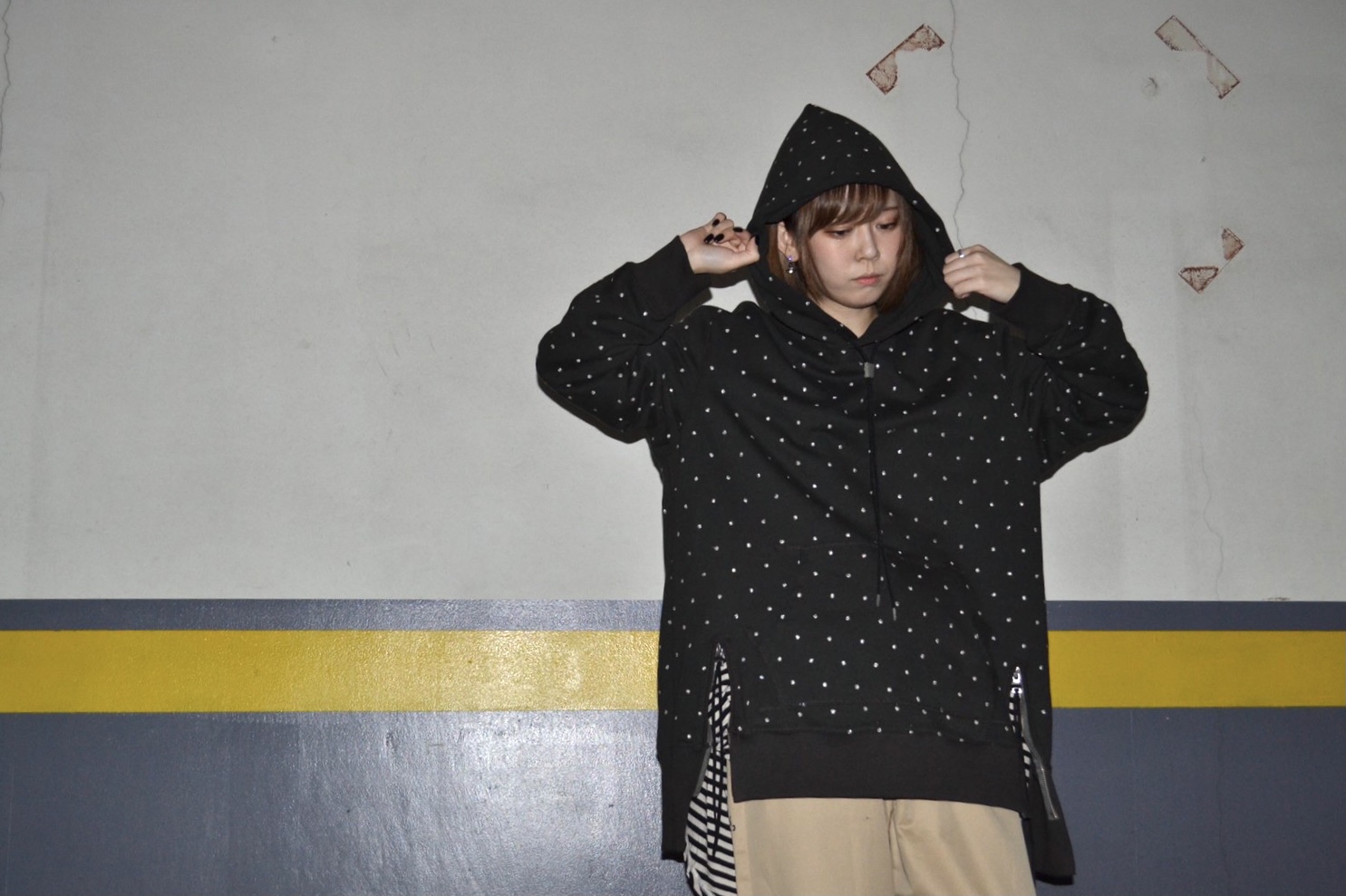 【Pick Up Item】Azuma.(アズマ)/Dot Embroidery Parka(ドット エンブロイダリー パーカー)