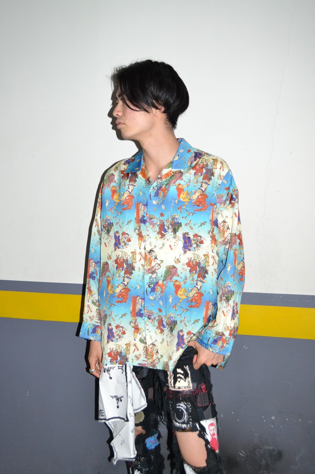 NOiSECRAFT(ノイズクラフト)/ ええじゃないか L/S Shirt