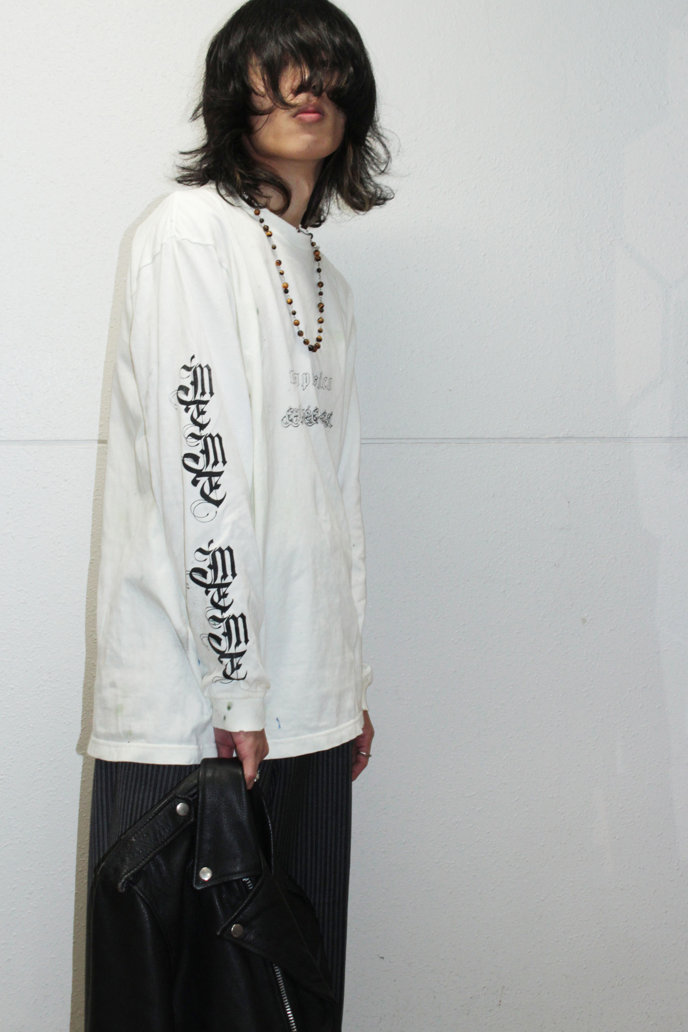 METAPHYSICA(メタフィジカ) /”ME ME” L/S Tee(“ME ME” ロングスリーブ ティー)　