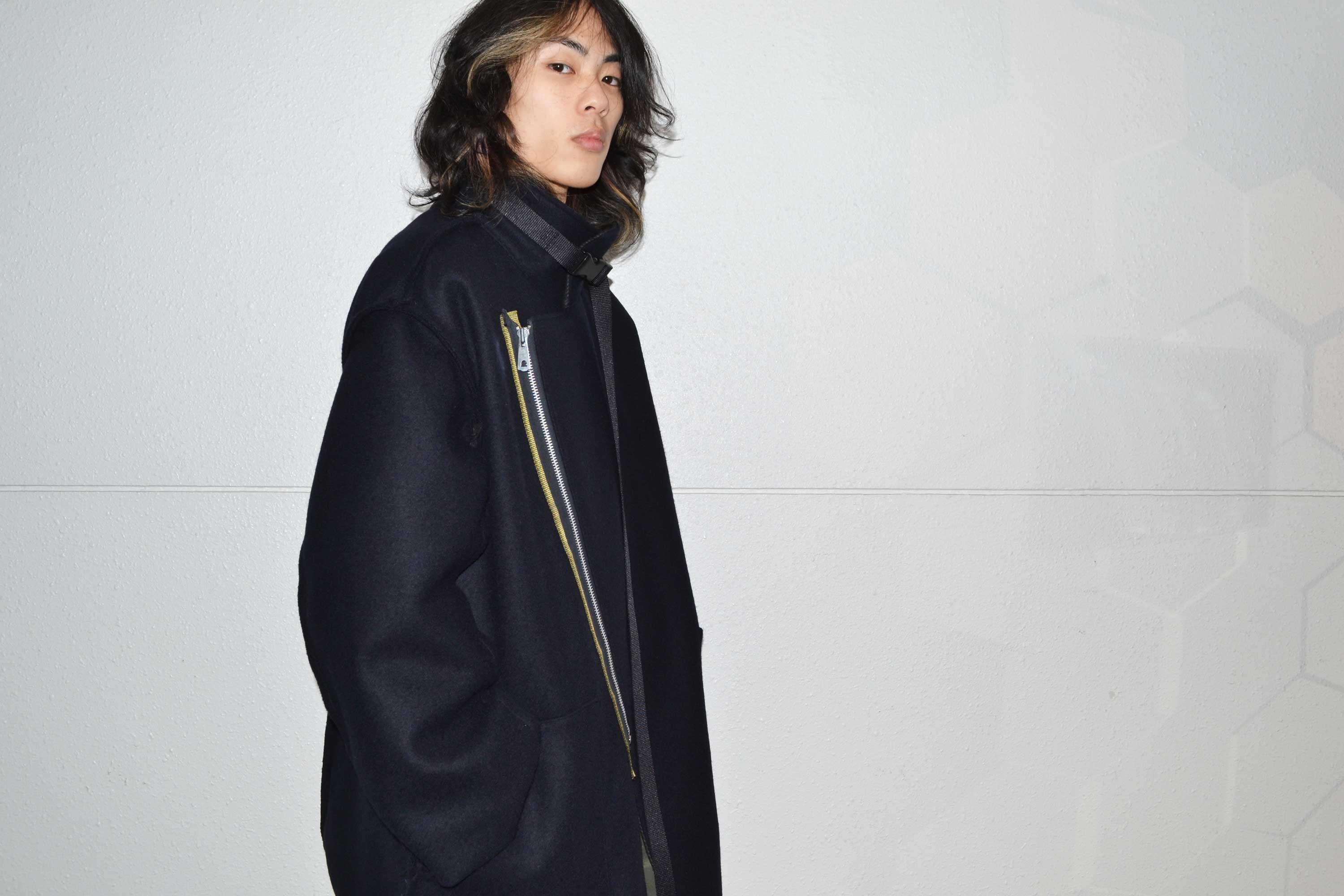 METAPHYSICA (メタフィジカ)/ Out Seam Wool Coat(アウト シーム ウール コート)